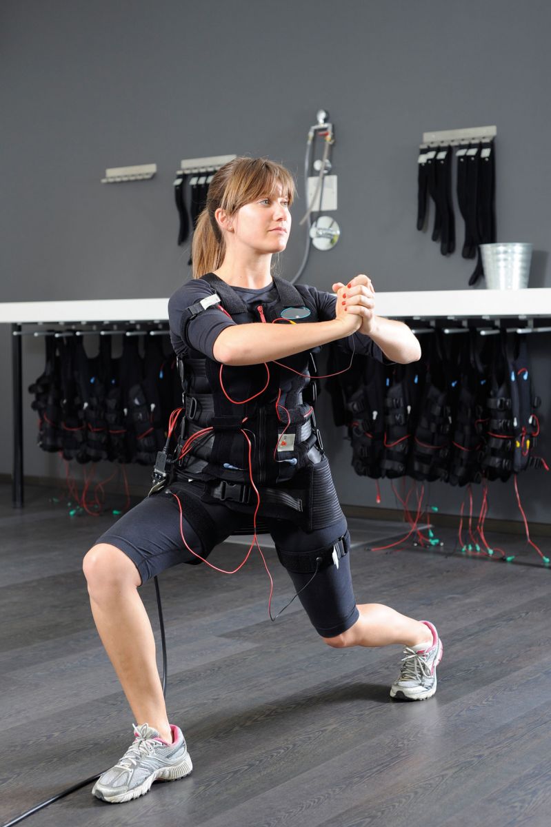 Fitnesstraining durch Elektro-Muskel-Stimulation (EMS)